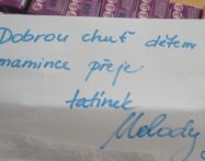 Dostali jsme dopis a balíček - děkujeme :)